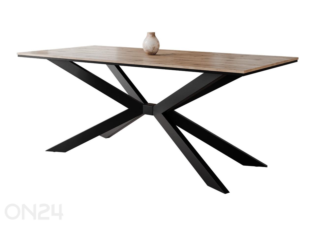 Ruokapöytä Flora 90x190 cm kuvasuurennos