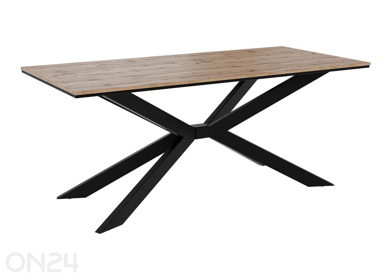 Ruokapöytä Flora 90x190 cm kuvasuurennos