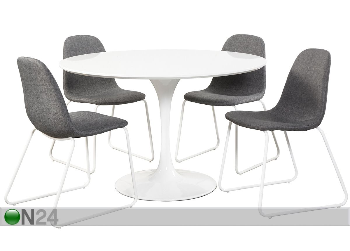 Ruokapöytä INDEX Ø 120 cm kuvasuurennos