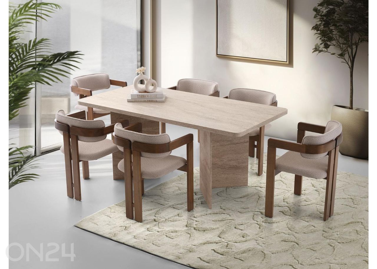 Ruokapöytä Loft 90x180 cm kuvasuurennos