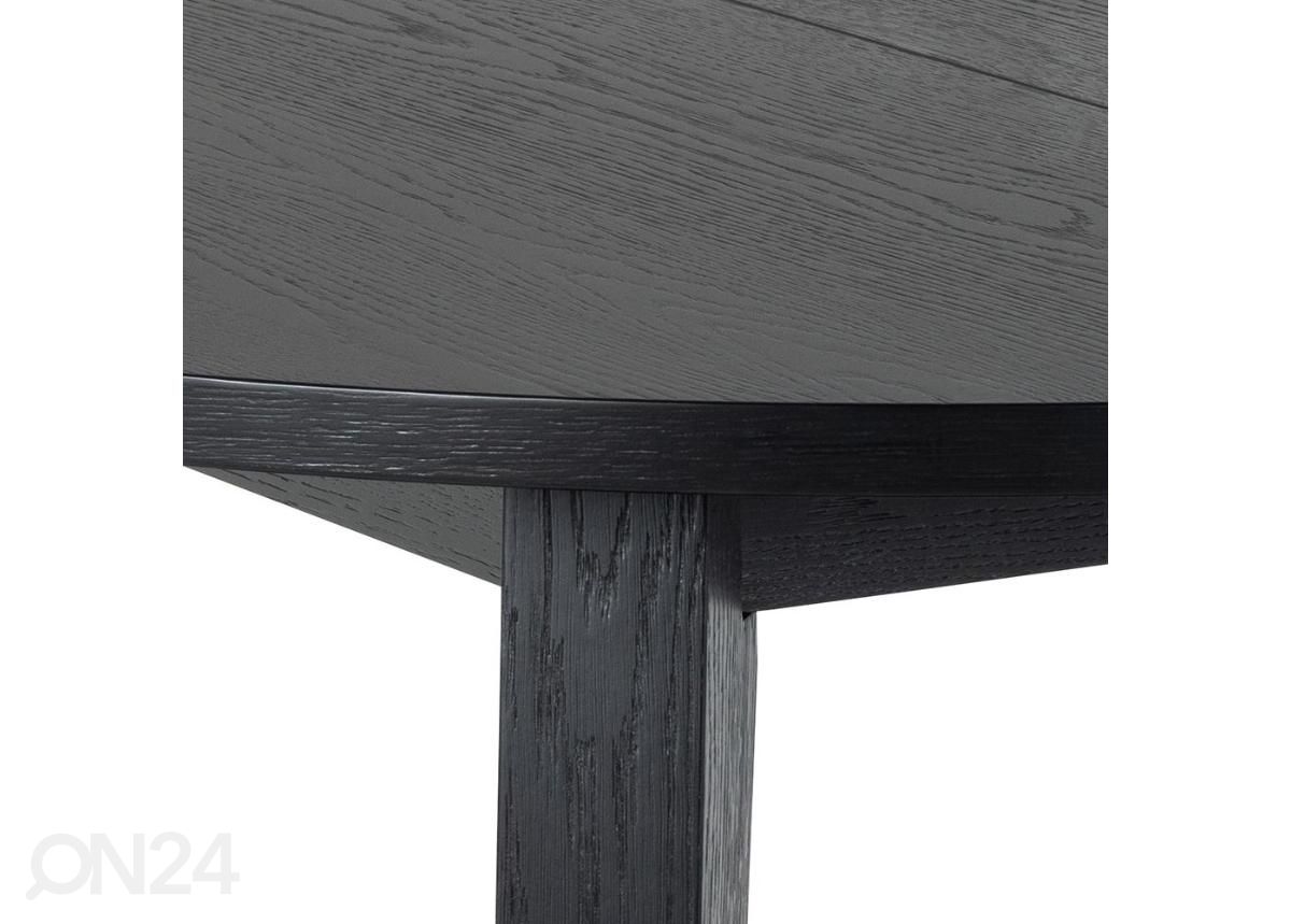 Ruokapöytä Neva Ø120/220x75 cm kuvasuurennos