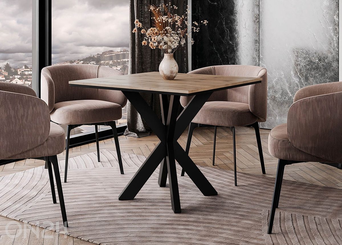 Ruokapöytä Paro 90x90 cm kuvasuurennos