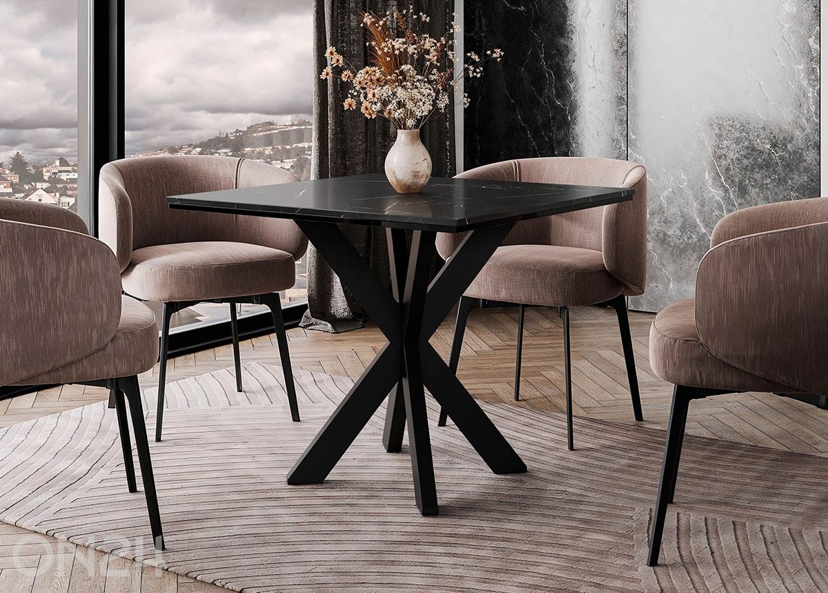 Ruokapöytä Paro 90x90 cm kuvasuurennos