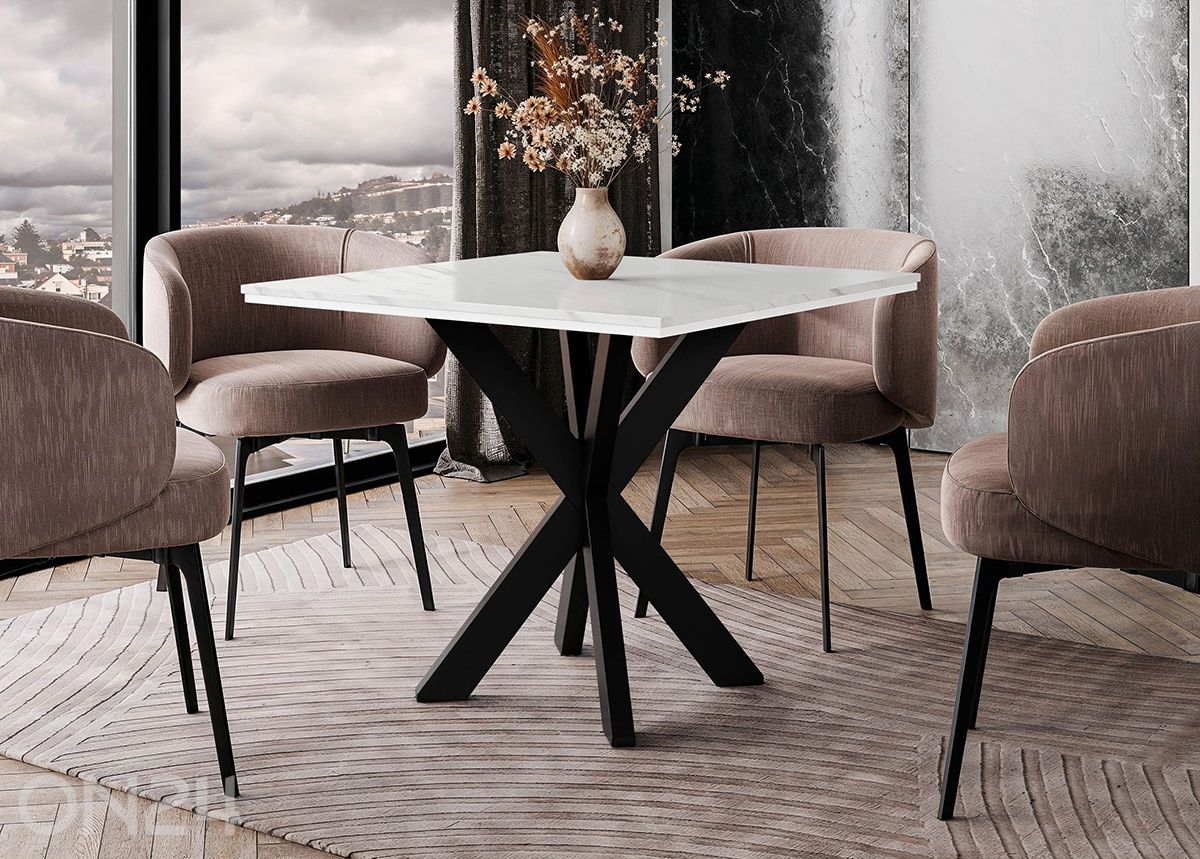 Ruokapöytä Paro 90x90 cm kuvasuurennos