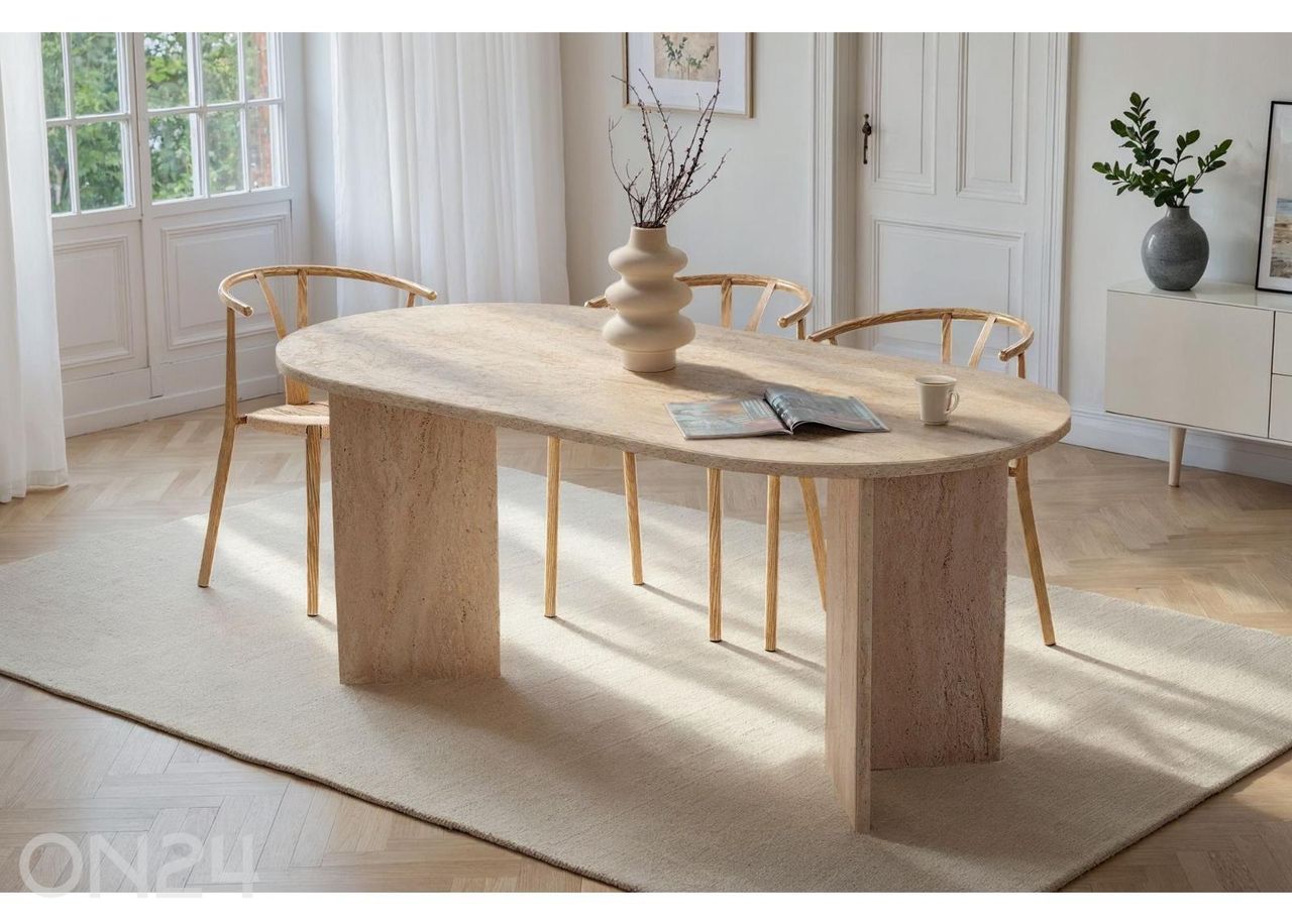 Ruokapöytä Sablin 89,5x180 cm kuvasuurennos