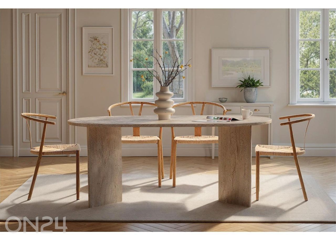 Ruokapöytä Sablin 89,5x180 cm kuvasuurennos