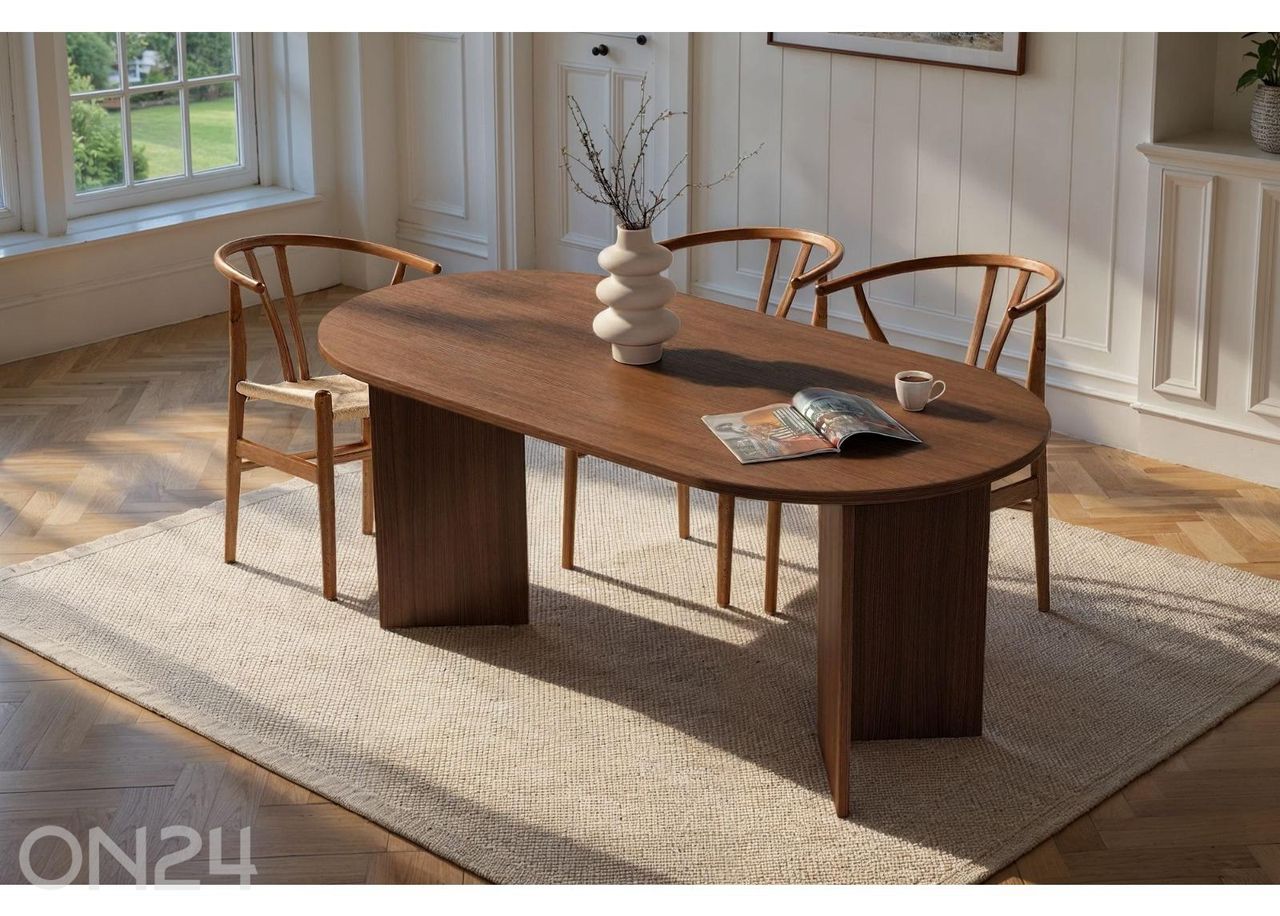 Ruokapöytä Sablin 89,5x180 cm kuvasuurennos