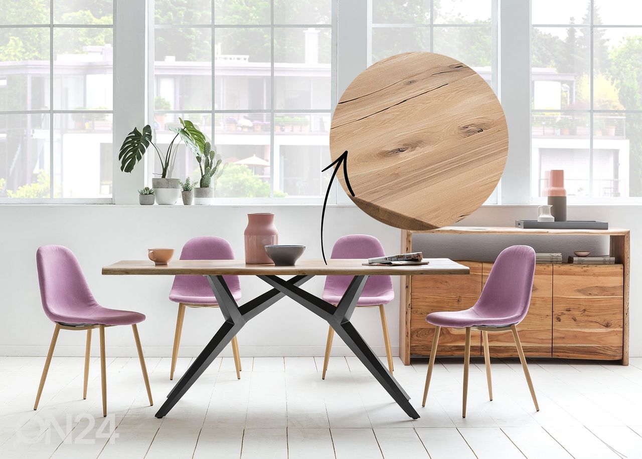 Ruokapöytä Tische 100x220 cm kuvasuurennos