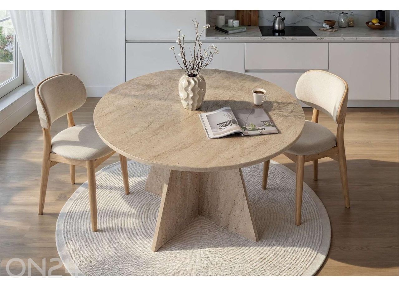Ruokapöytä Virella Ø 120 cm kuvasuurennos
