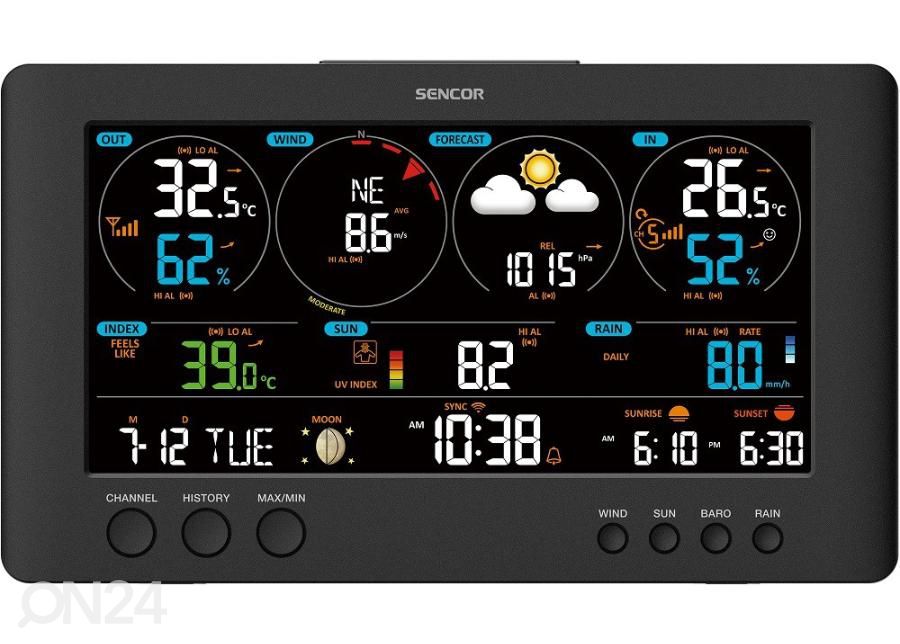 Sääasema Wifi Sencor SWS12500 kuvasuurennos