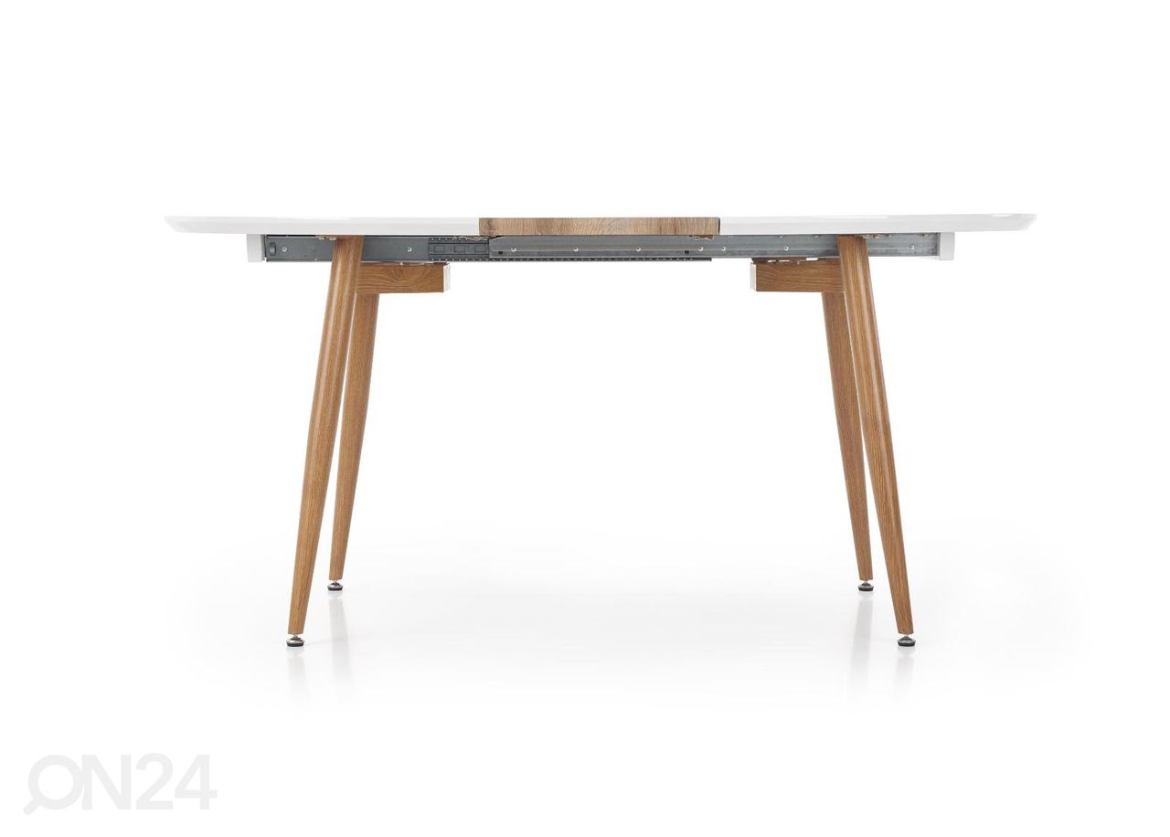 Säädettävä ruokapöytä Edward 100x120/200 cm kuvasuurennos