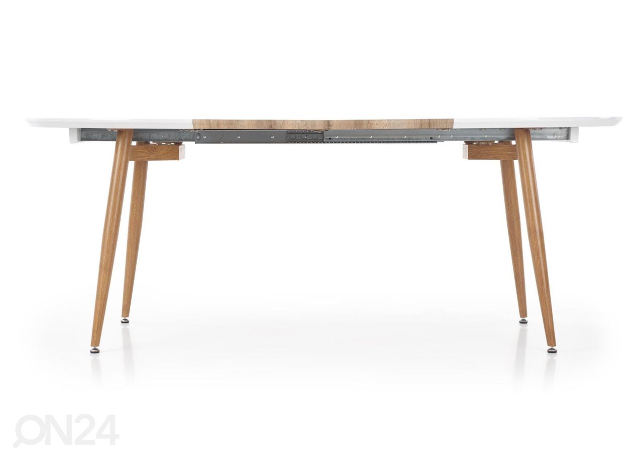 Säädettävä ruokapöytä Edward 100x120/200 cm kuvasuurennos
