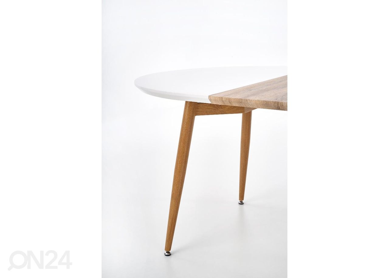 Säädettävä ruokapöytä Edward 100x120/200 cm kuvasuurennos