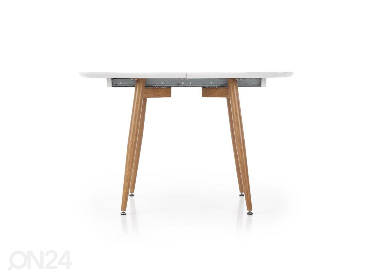 Säädettävä ruokapöytä Edward 100x120/200 cm kuvasuurennos