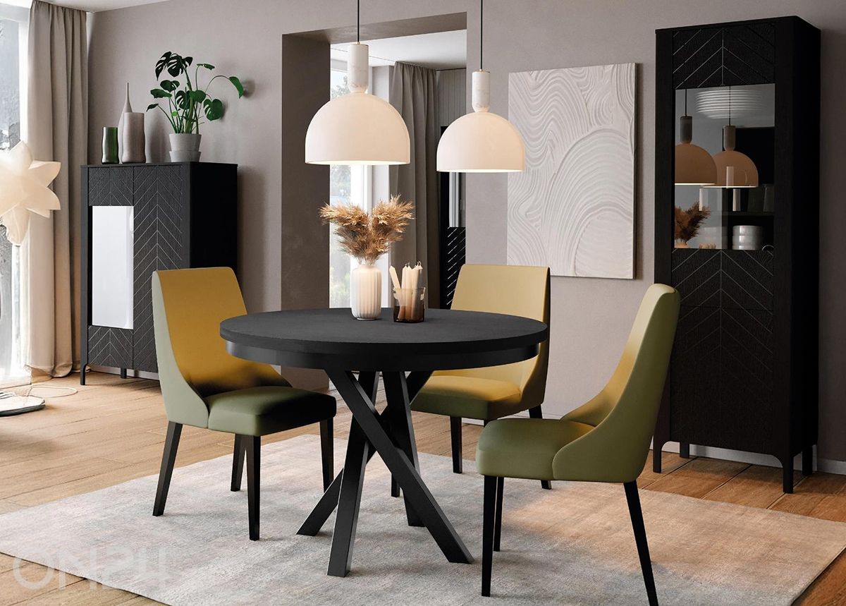 Säädettävä ruokapöytä Malumi 100x100/140 cm kuvasuurennos