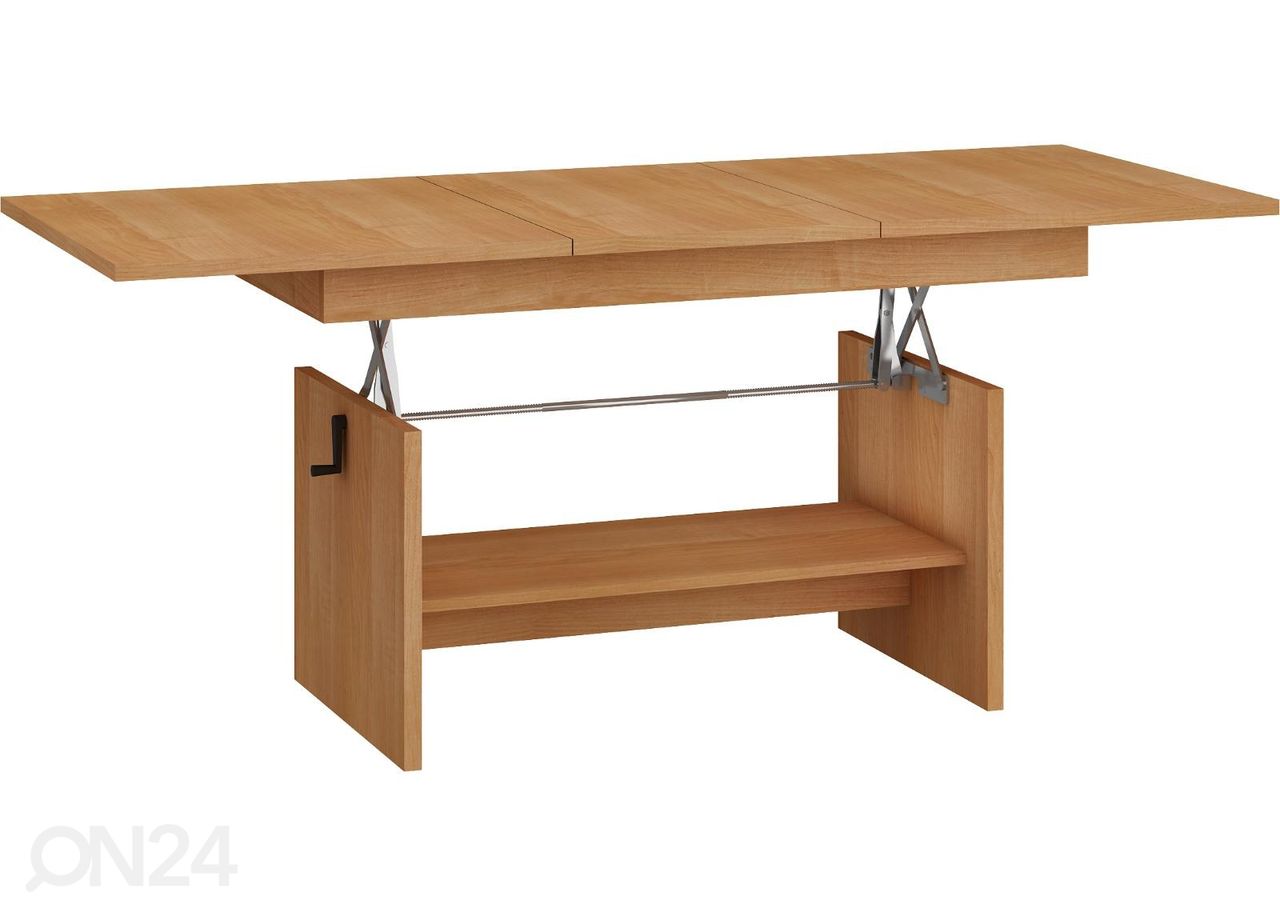 Säädettävä sohvapöytä 125/170x68 cm kuvasuurennos