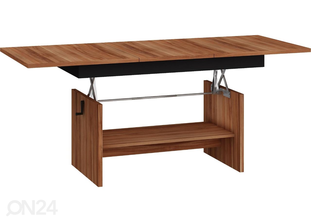 Säädettävä sohvapöytä 125/170x68 cm kuvasuurennos