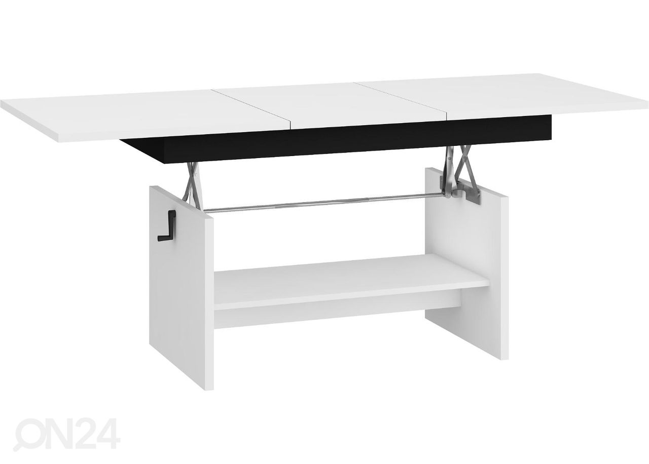 Säädettävä sohvapöytä 125/170x68 cm kuvasuurennos