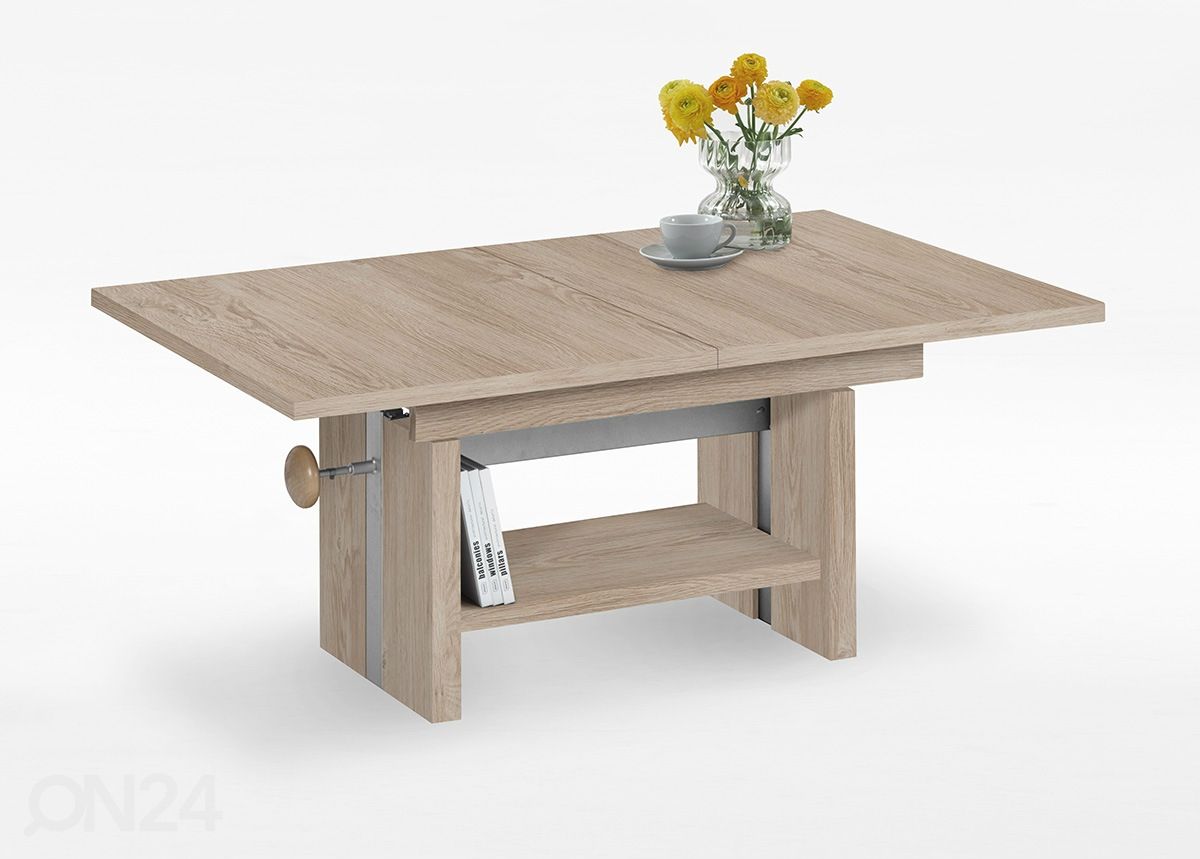 Säädettävä sohvapöytä ARLES 110-150x70 cm kuvasuurennos