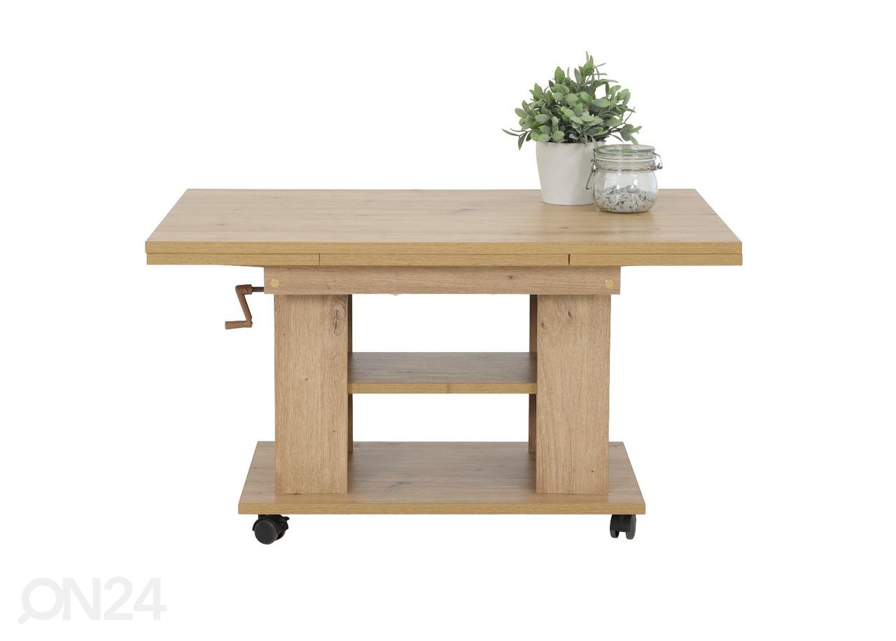 Säädettävä sohvapöytä Jakob 60x90-142 cm kuvasuurennos