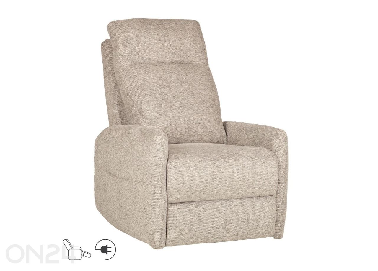 Sähköinen lepotuoli Katy, recliner-toiminto + hieronta kuvasuurennos