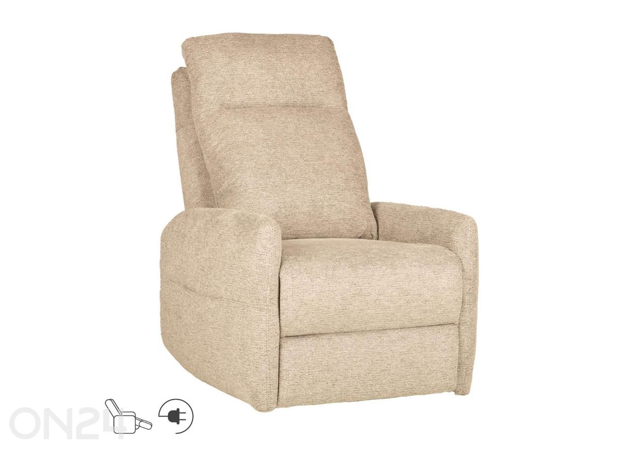 Sähköinen lepotuoli Katy, recliner-toiminto + hieronta kuvasuurennos
