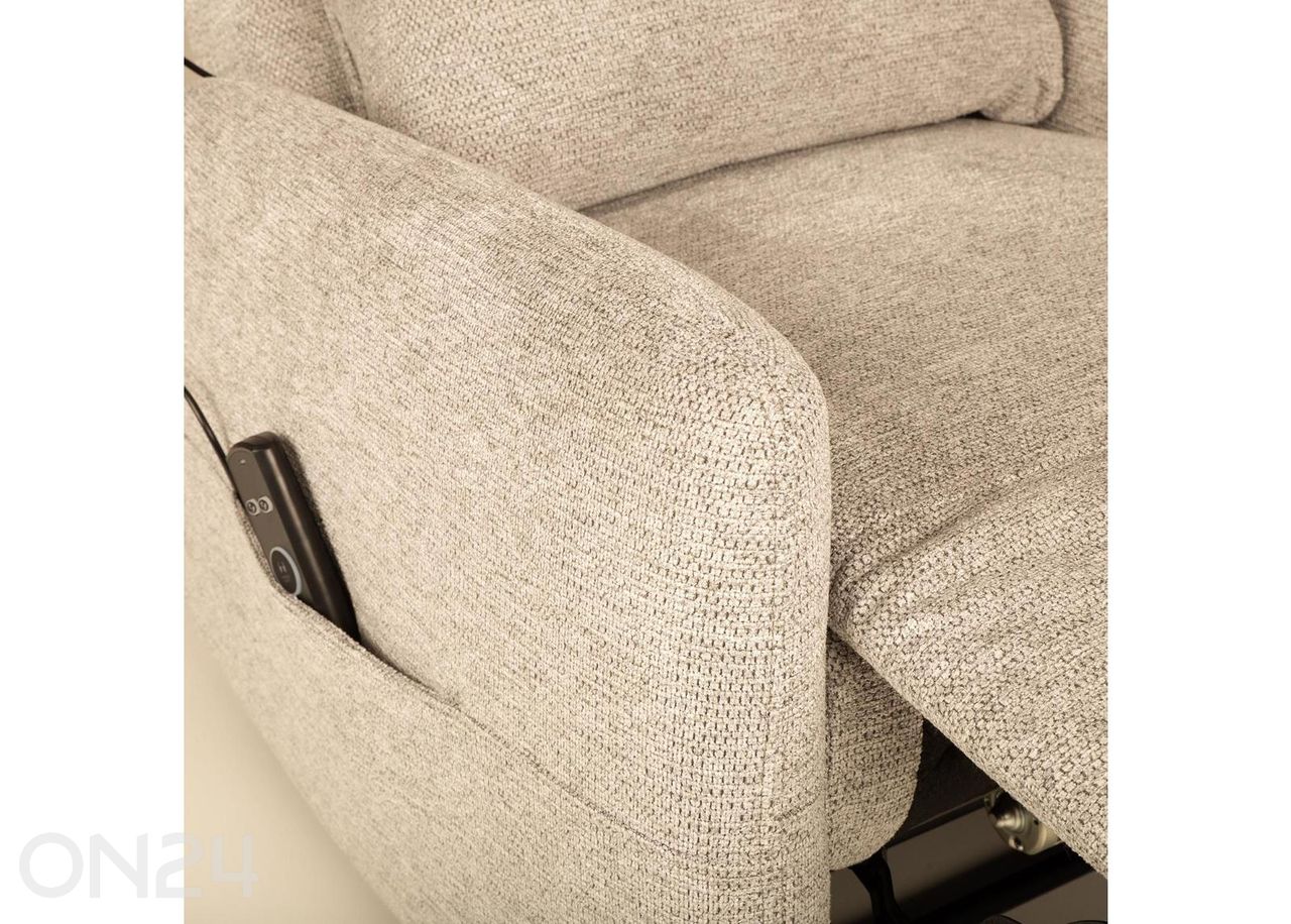 Sähköinen lepotuoli Katy, recliner-toiminto + hieronta kuvasuurennos