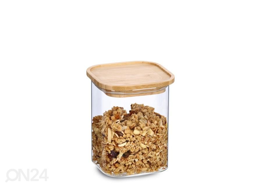 Säilytyspurkki bambukannella 900 ml kuvasuurennos