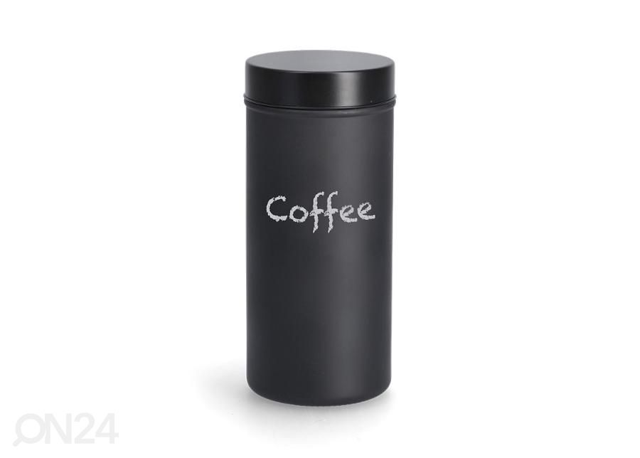 Säilytyspurkki metallikannella 1250 ml, musta kuvasuurennos