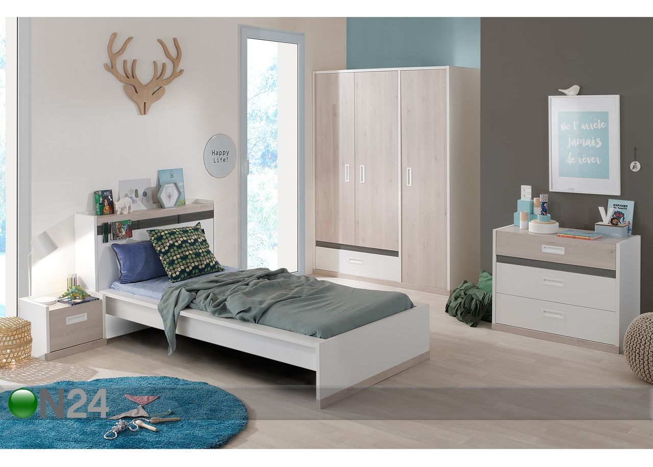 Sängyn päätyhylly Eden Tiago 116 cm kuvasuurennos