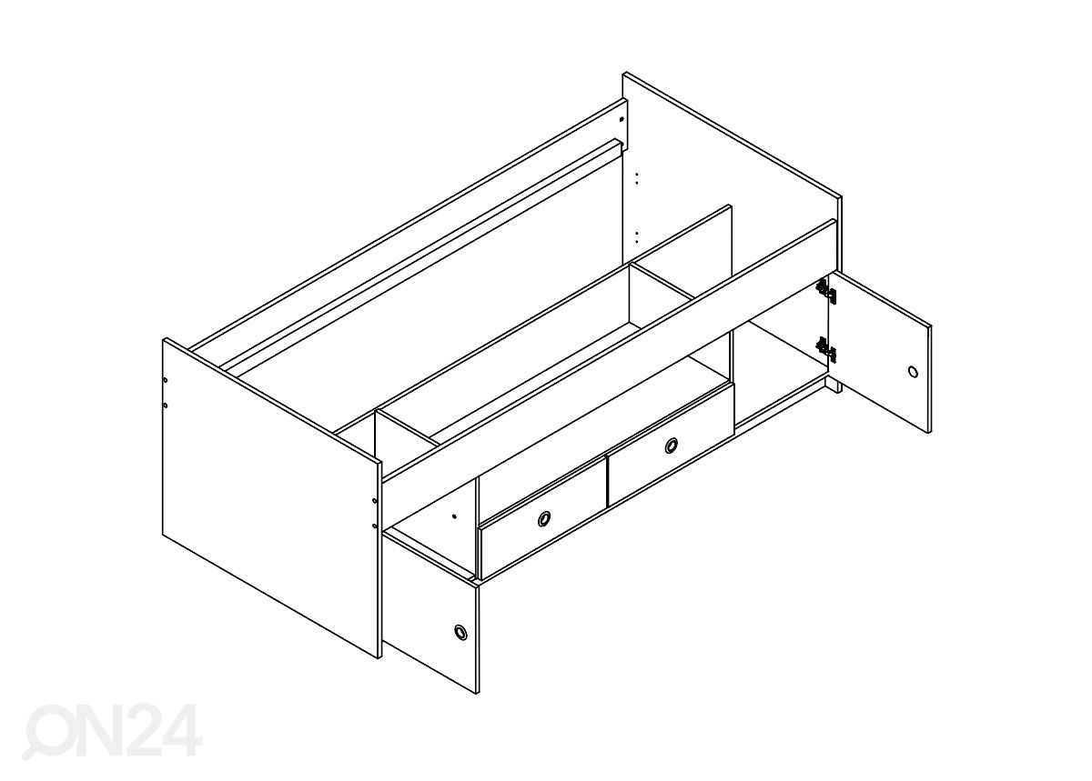 Sänky Cindy 2 90x200 cm kuvasuurennos