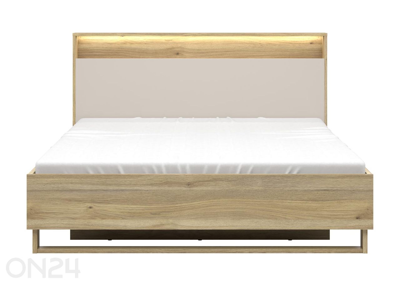 Sänky Dalva LED-valaistuksella ja vuodevaatelaatikolla 160x200 cm kuvasuurennos
