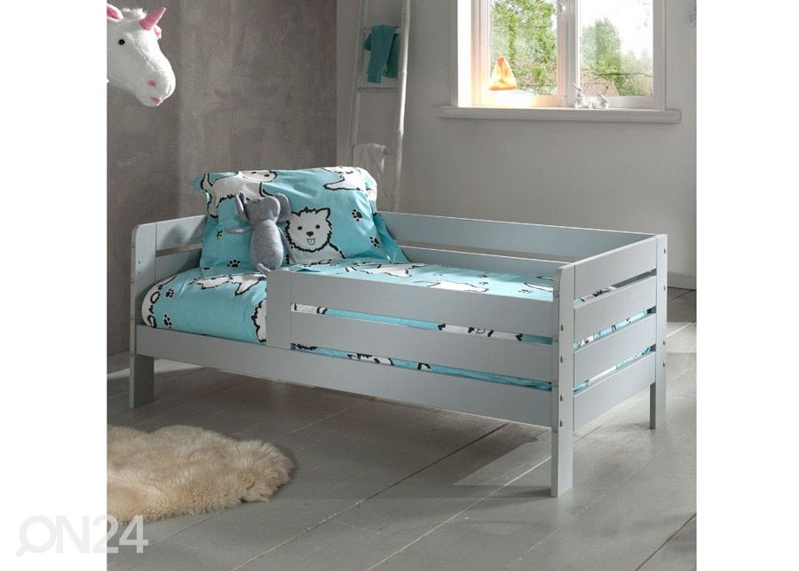 Sänky Toddler 70x140 cm, harmaa kuvasuurennos