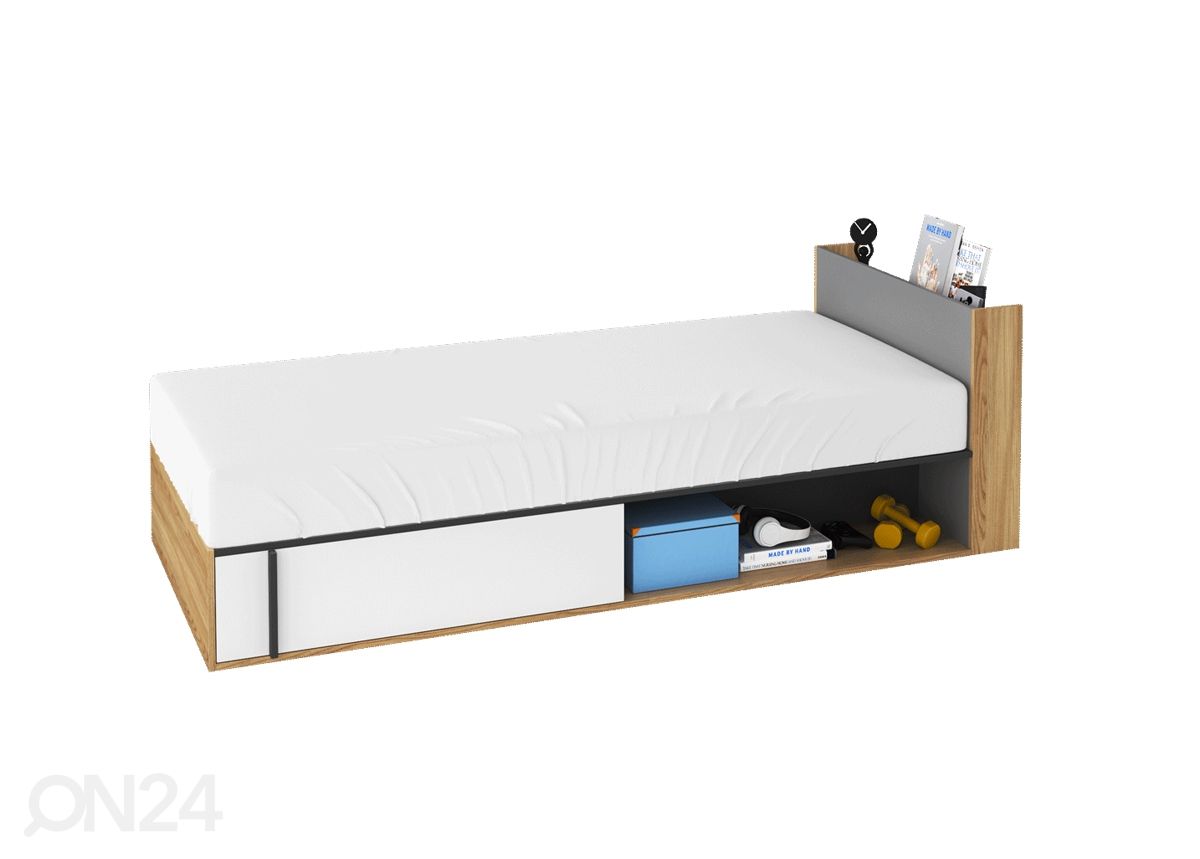 Sänky vuodevaatelaatikolla 90x200 cm kuvasuurennos
