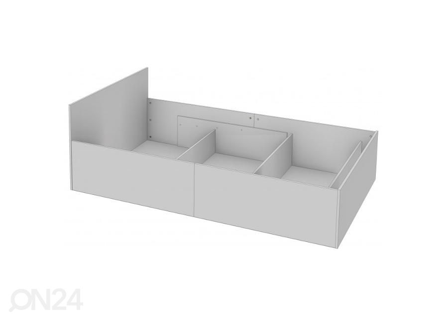 Sänky vuodevaatelaatikolla + patja 100x200 cm kuvasuurennos