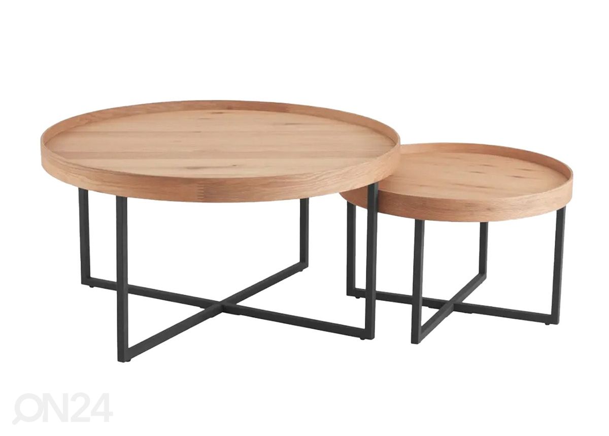 Sarjapöytä Music 2 kpl, Ø 60 cm ja Ø 90 cm kuvasuurennos
