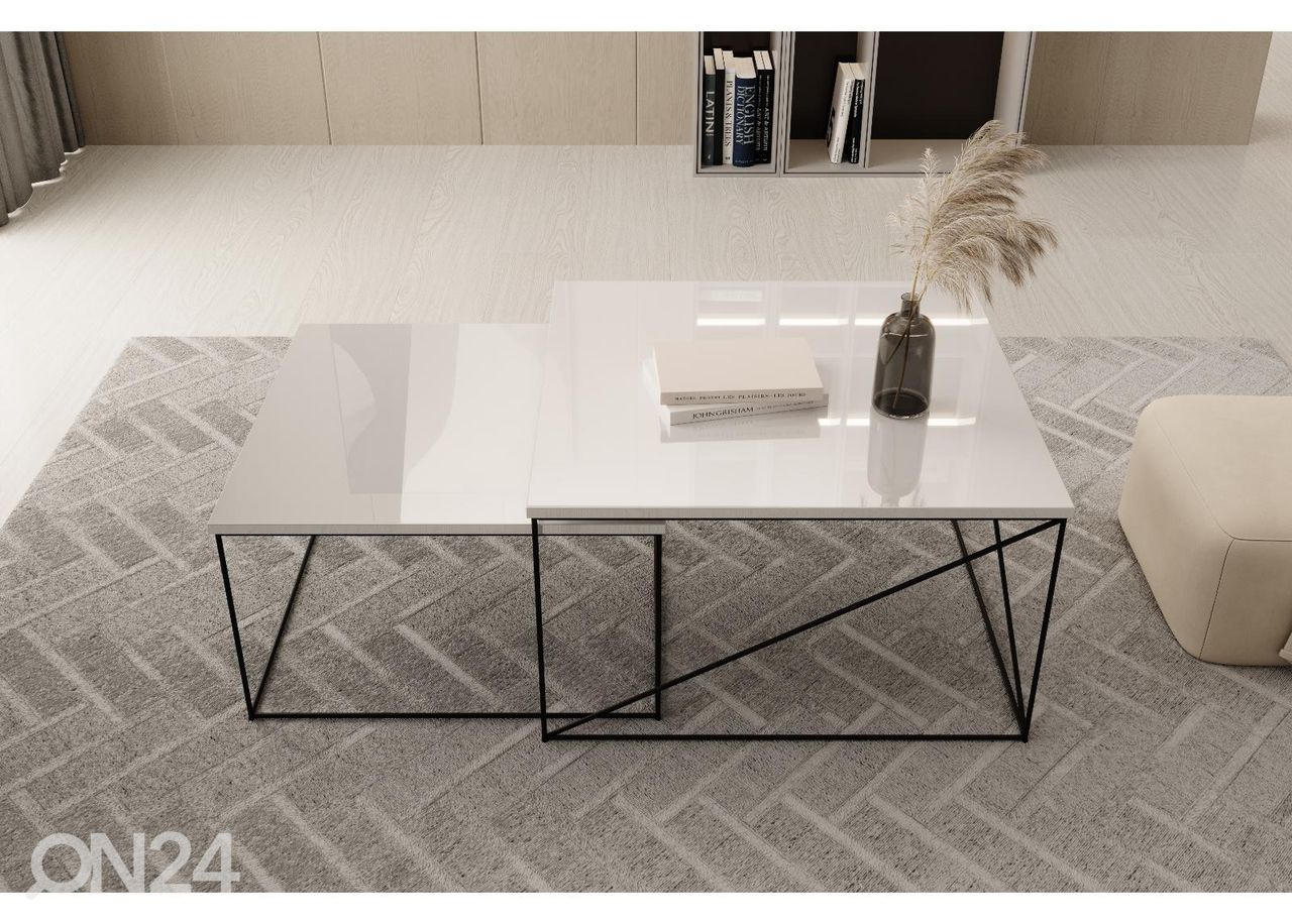 Sarjapöytä Piemonte 75x75 cm, 2 kpl kuvasuurennos
