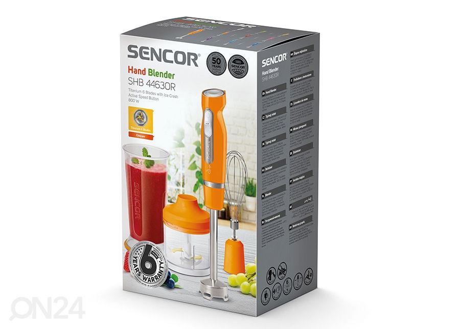 Sauvasekoitin Sencor SHB4463OREUE3 kuvasuurennos