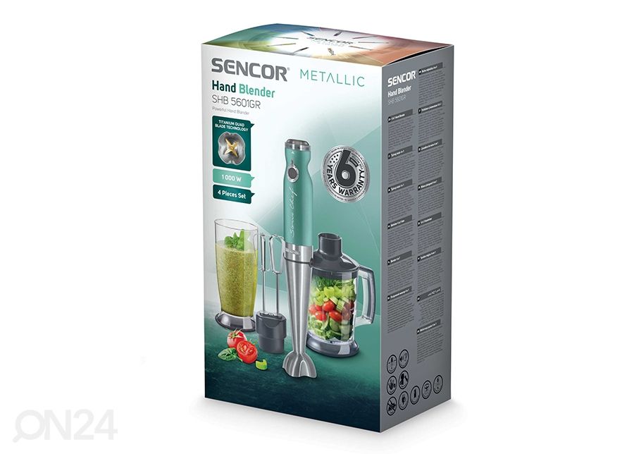 Sauvasekoitinsetti Sencor Metallic kuvasuurennos