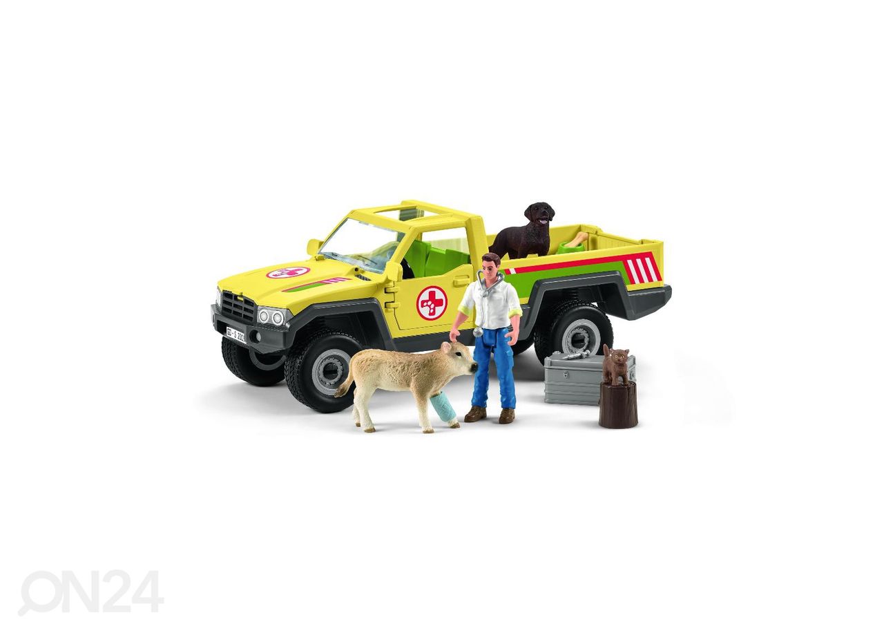 Schleich Farm World Eläinlääkärin vierailu maatilalla kuvasuurennos