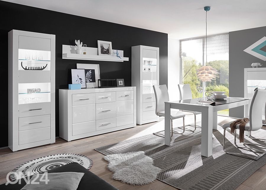 Seinähylly Bianco kuvasuurennos