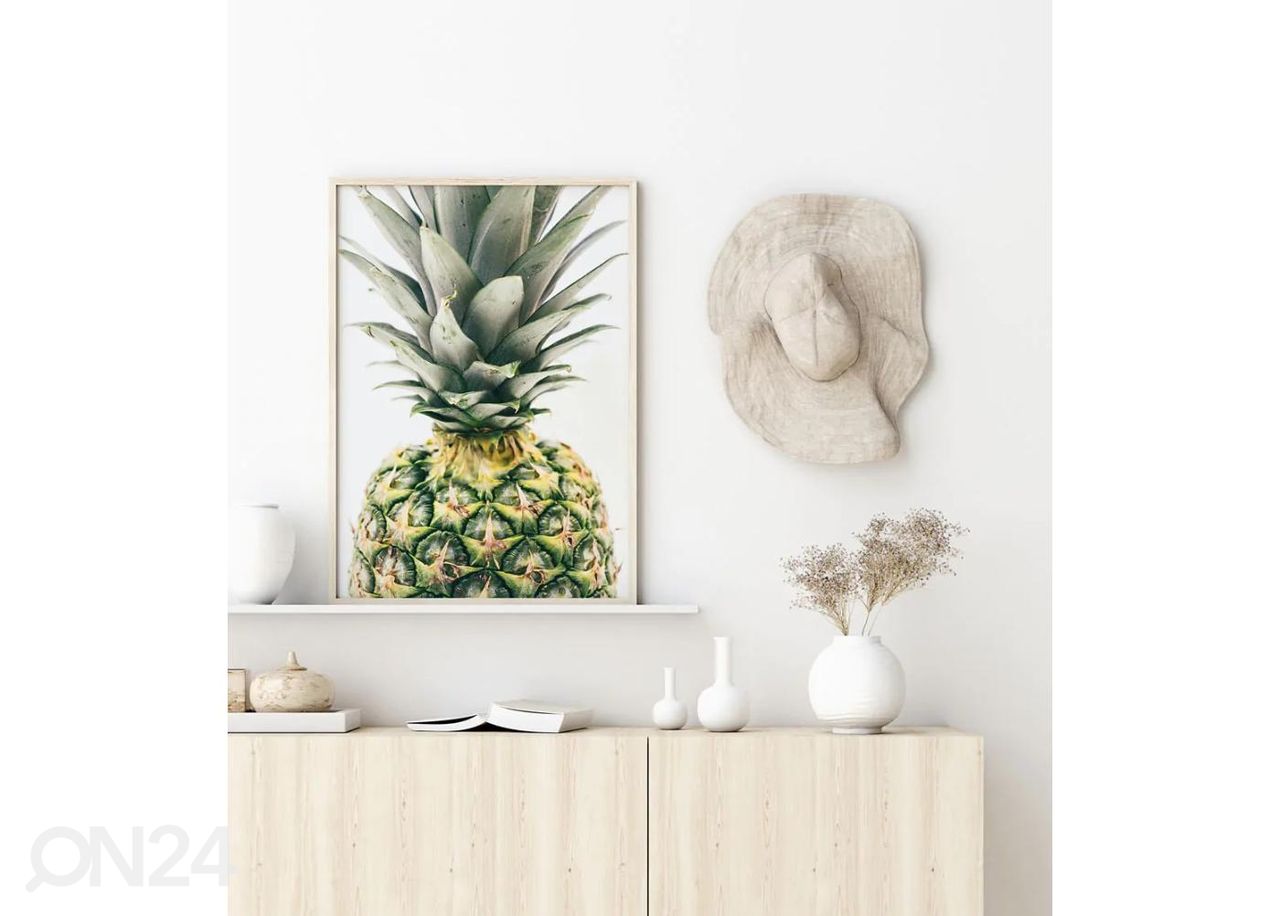 Seinäjuliste Ananas 21x30 cm kuvasuurennos