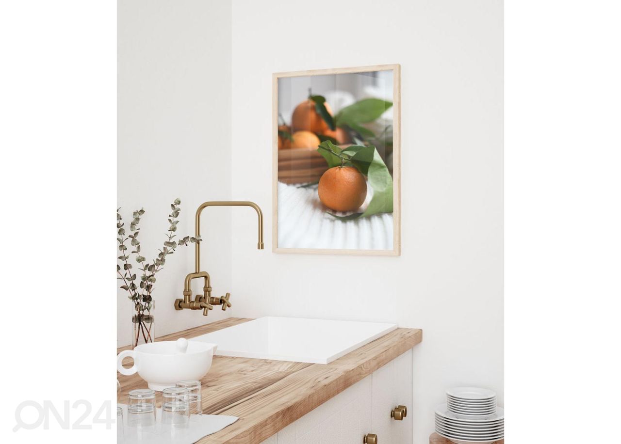 Seinäjuliste Appelsiinit 21x30 cm kuvasuurennos