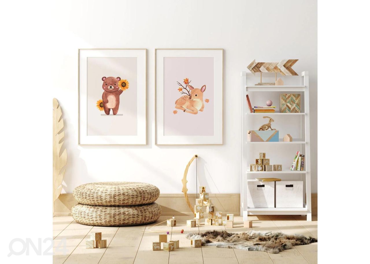 Seinäjuliste Bambi 21x30 cm kuvasuurennos