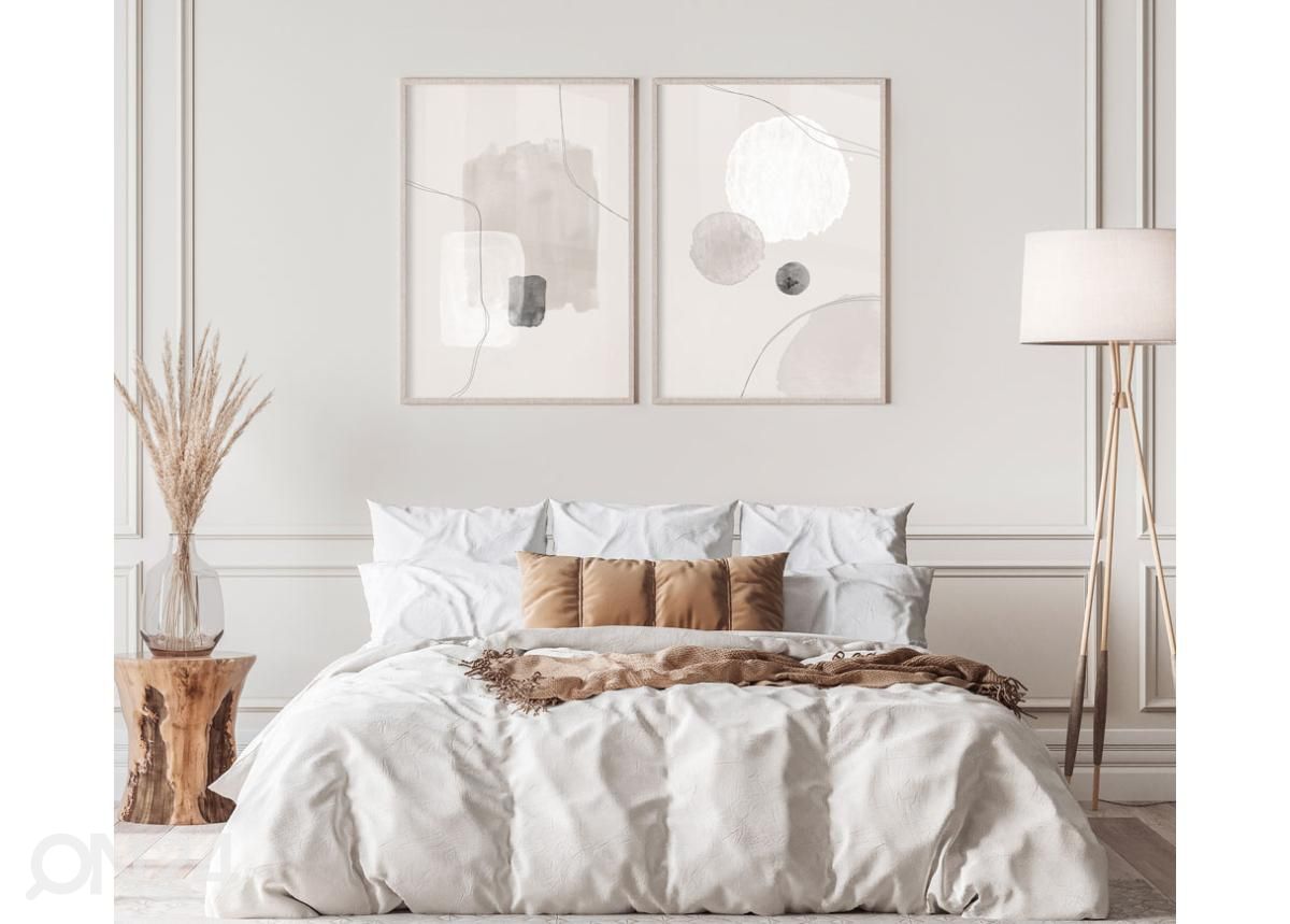 Seinäjuliste Beige kuva II 21x30 cm kuvasuurennos