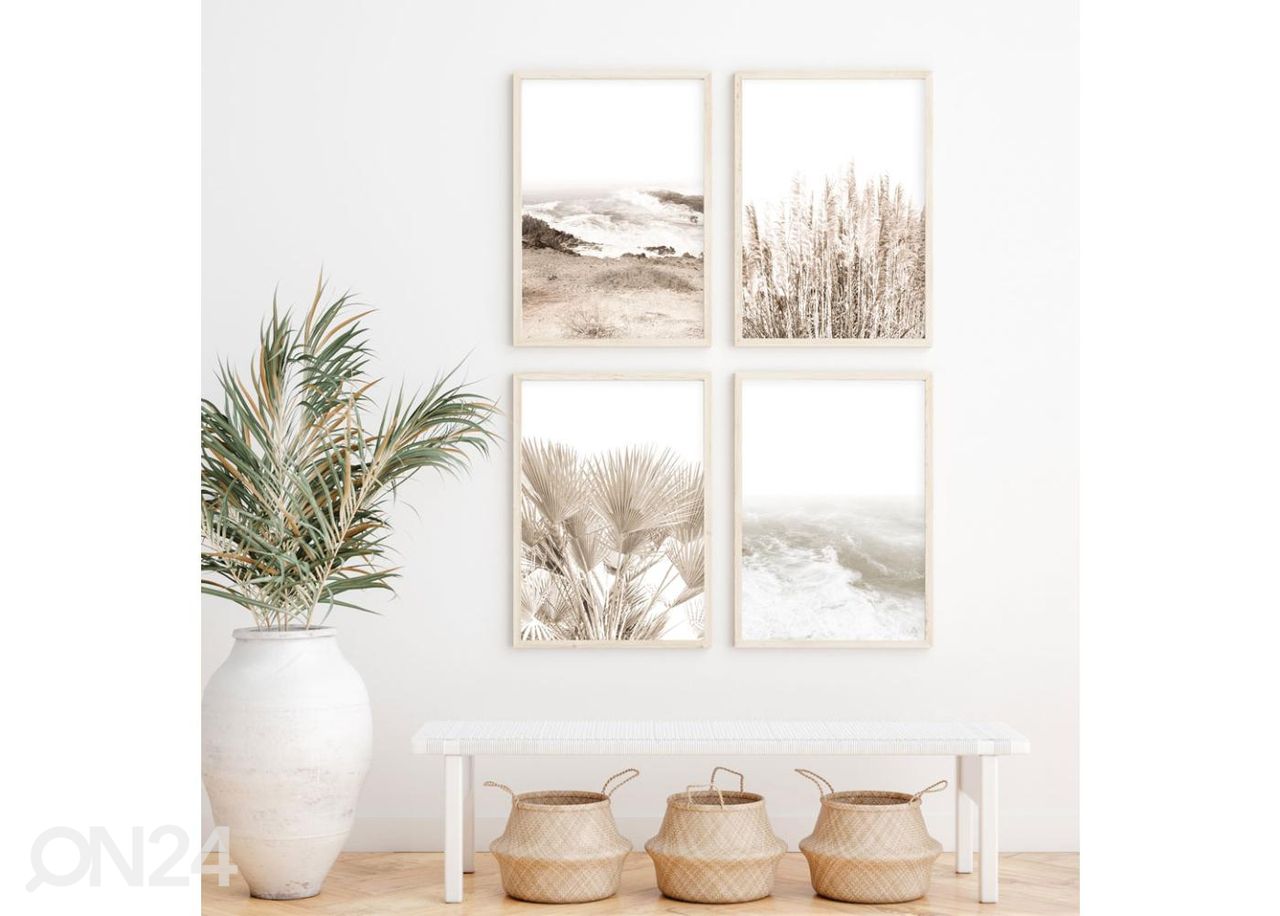 Seinäjuliste Boho coastal I 21x30 cm kuvasuurennos