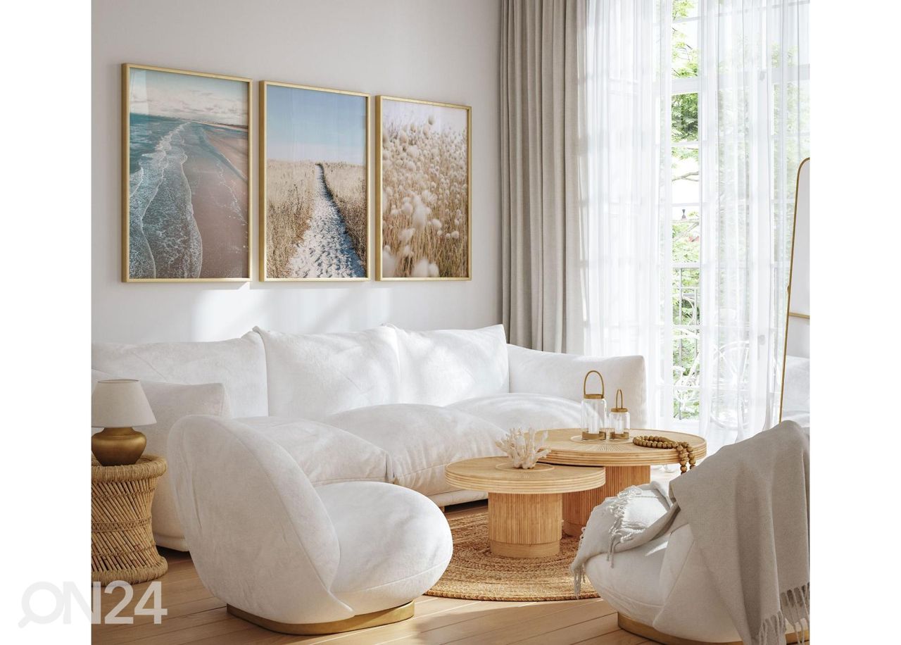 Seinäjuliste Boho coastal III 50x70 cm kuvasuurennos