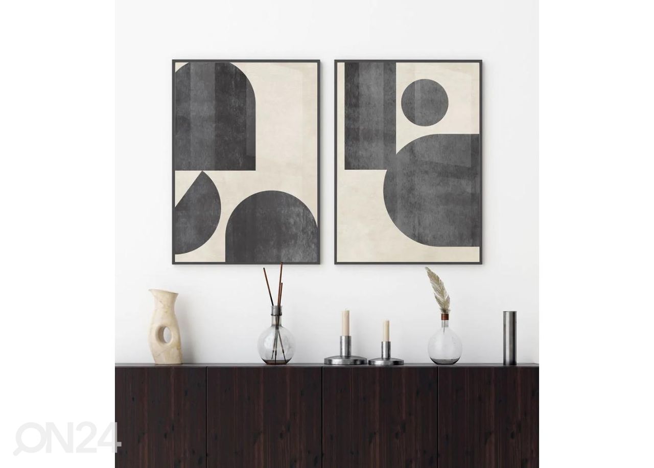 Seinäjuliste Boho tyyli II 30x40 cm kuvasuurennos