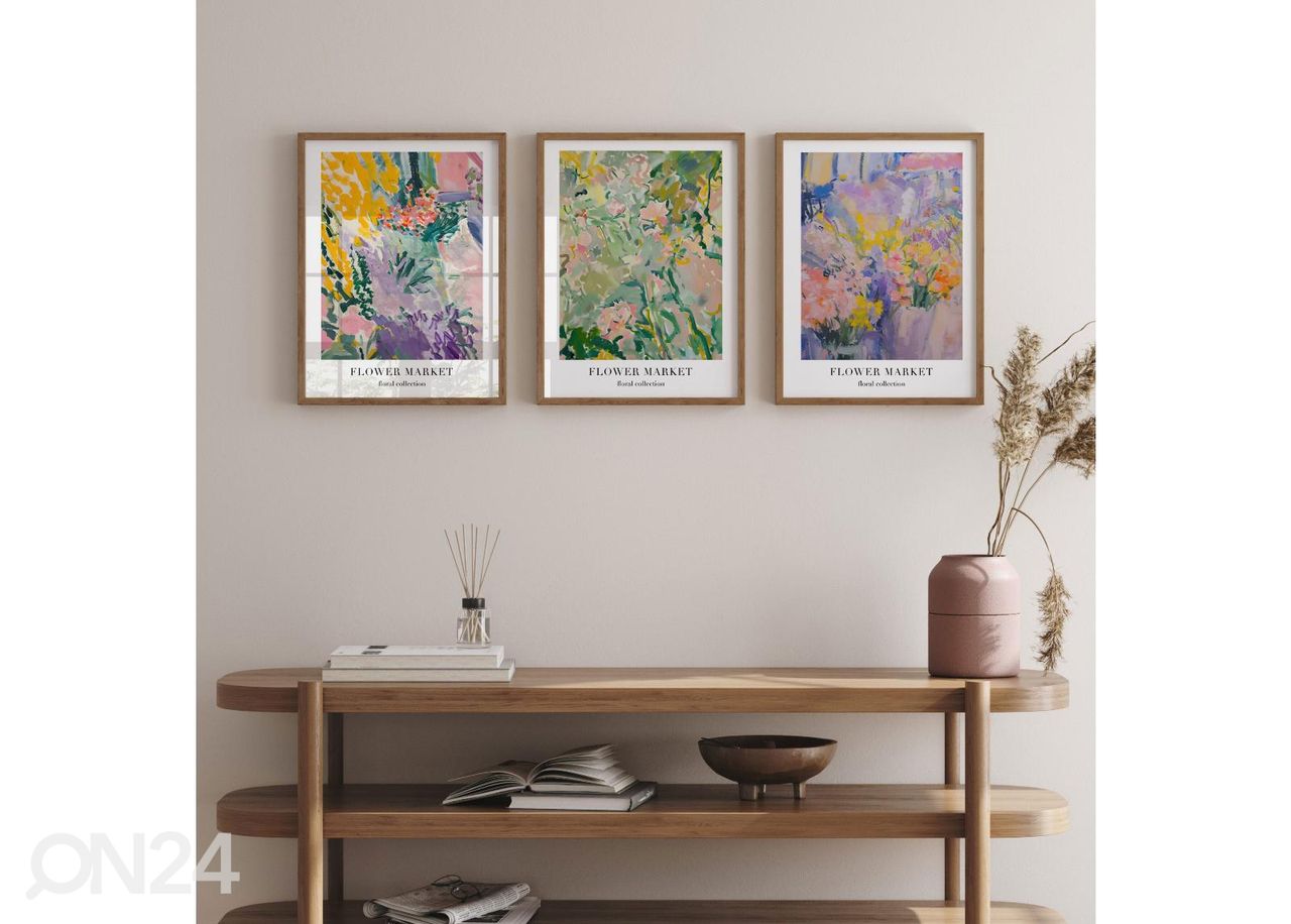 Seinäjuliste Floral collection I 21x30 cm kuvasuurennos