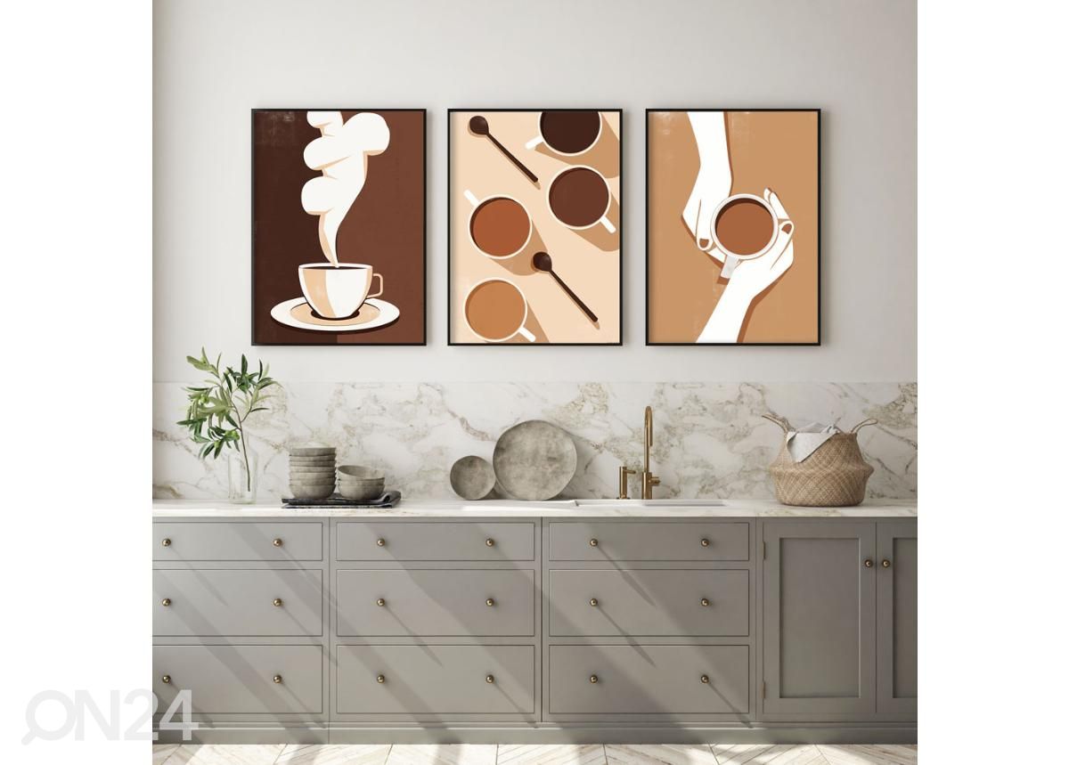 Seinäjuliste Kahvikuppi I 40x50 cm kuvasuurennos